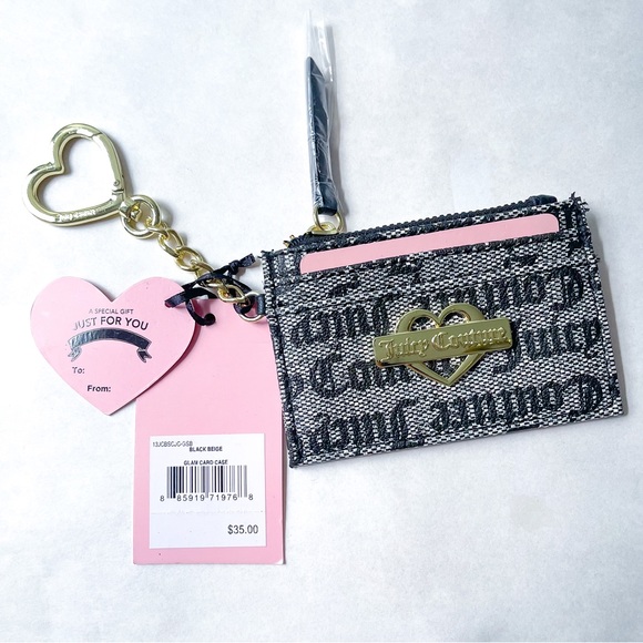 NWT Juicy Couture Monogram card wallet - Picture 4 of 7